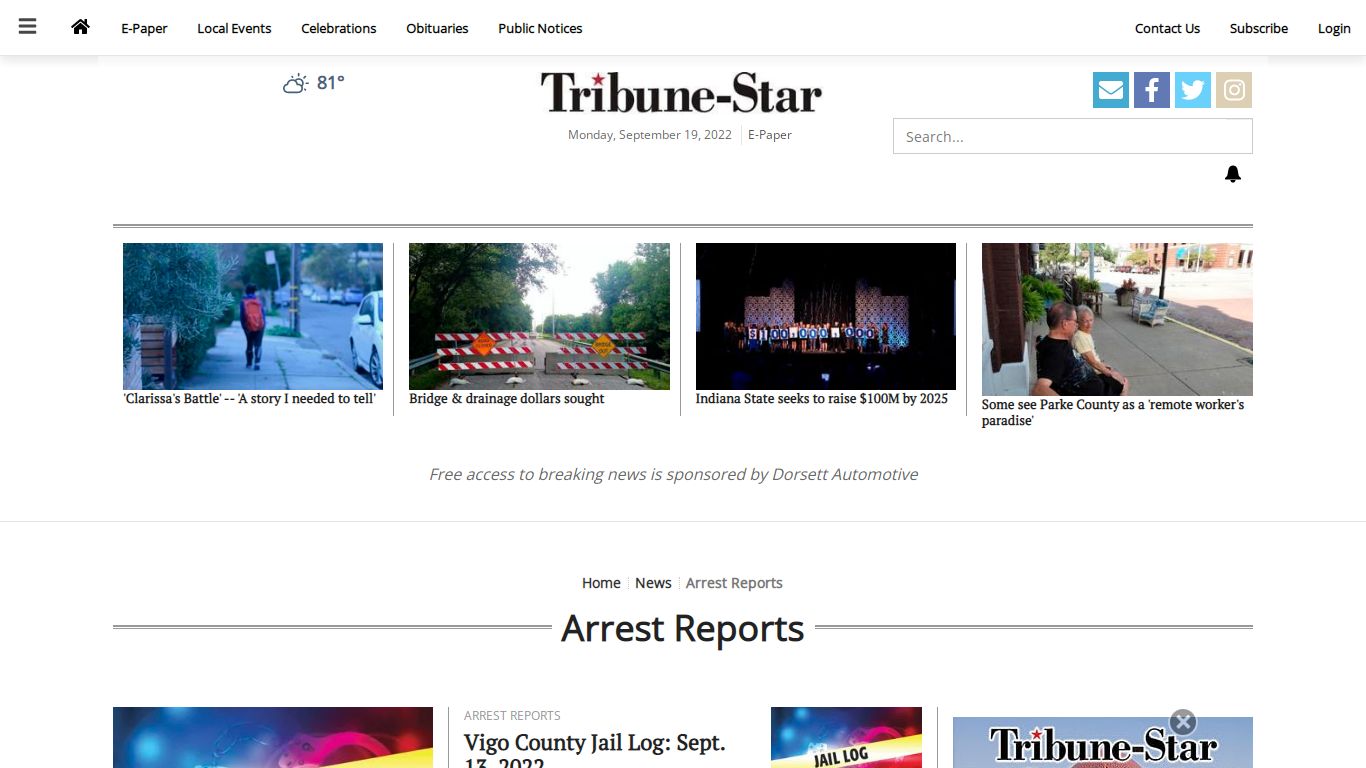 Arrest Reports | tribstar.com - Terre Haute Tribune-Star